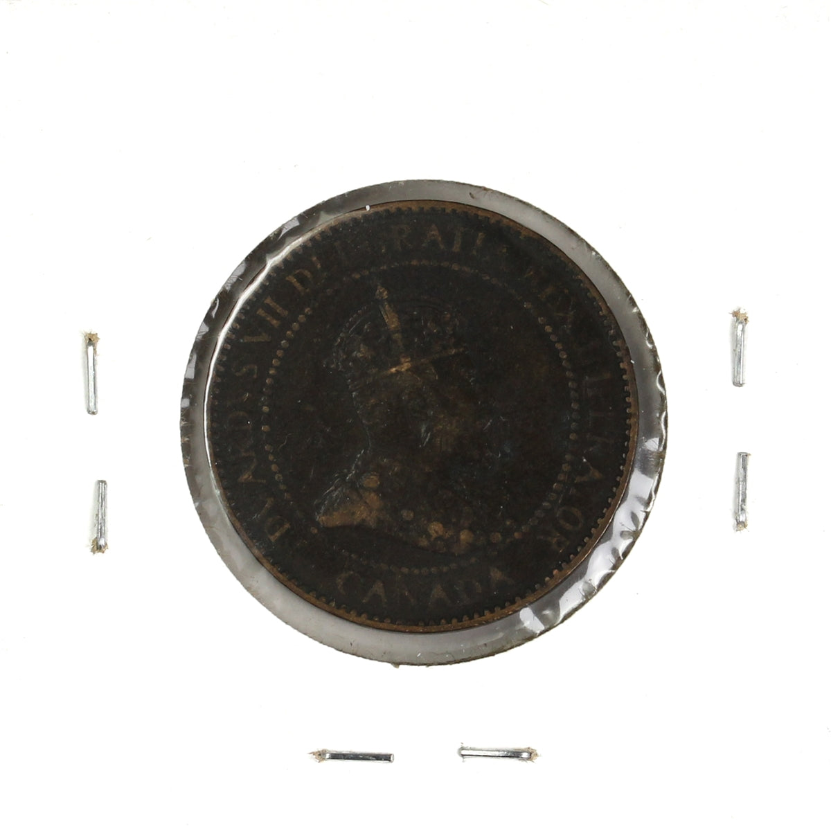 1904 Canada 1-cent F-VF (F15) Corrosion, mark, or impaired