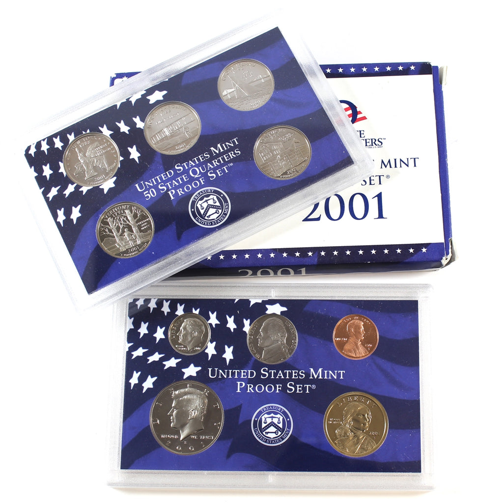 2001 S USA Proof Set (Light Issues)