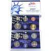 2007 S USA Mint Proof Set (10 of 14 Proof Coins) Light Issues