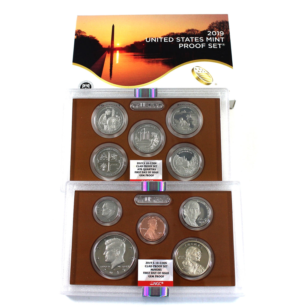 2019 S USA Proof Set (Without W cent; See Desc.)