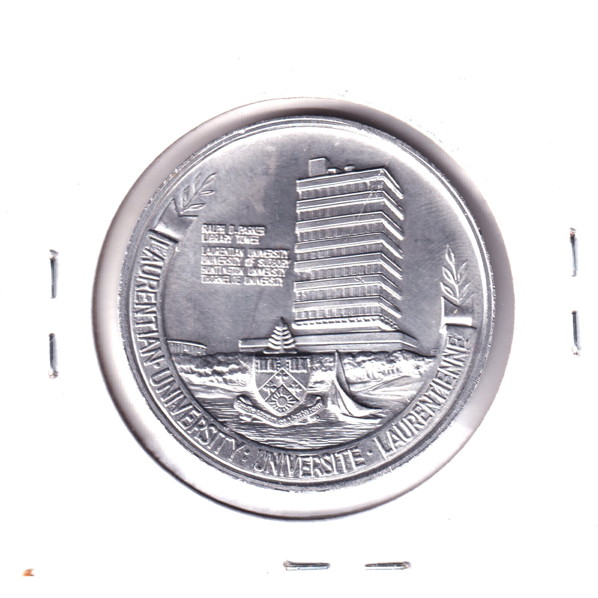 Sudbury, ON, Big Nickel & Laurentian University Aluminum Medallion, Undated