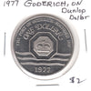 1977 Goderich, ON, Tiger Dunlop Dollar Trade Token