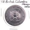 1978 British Columbia Okanagan Dollar Trade Token: Nicola (Okanagan Leader)
