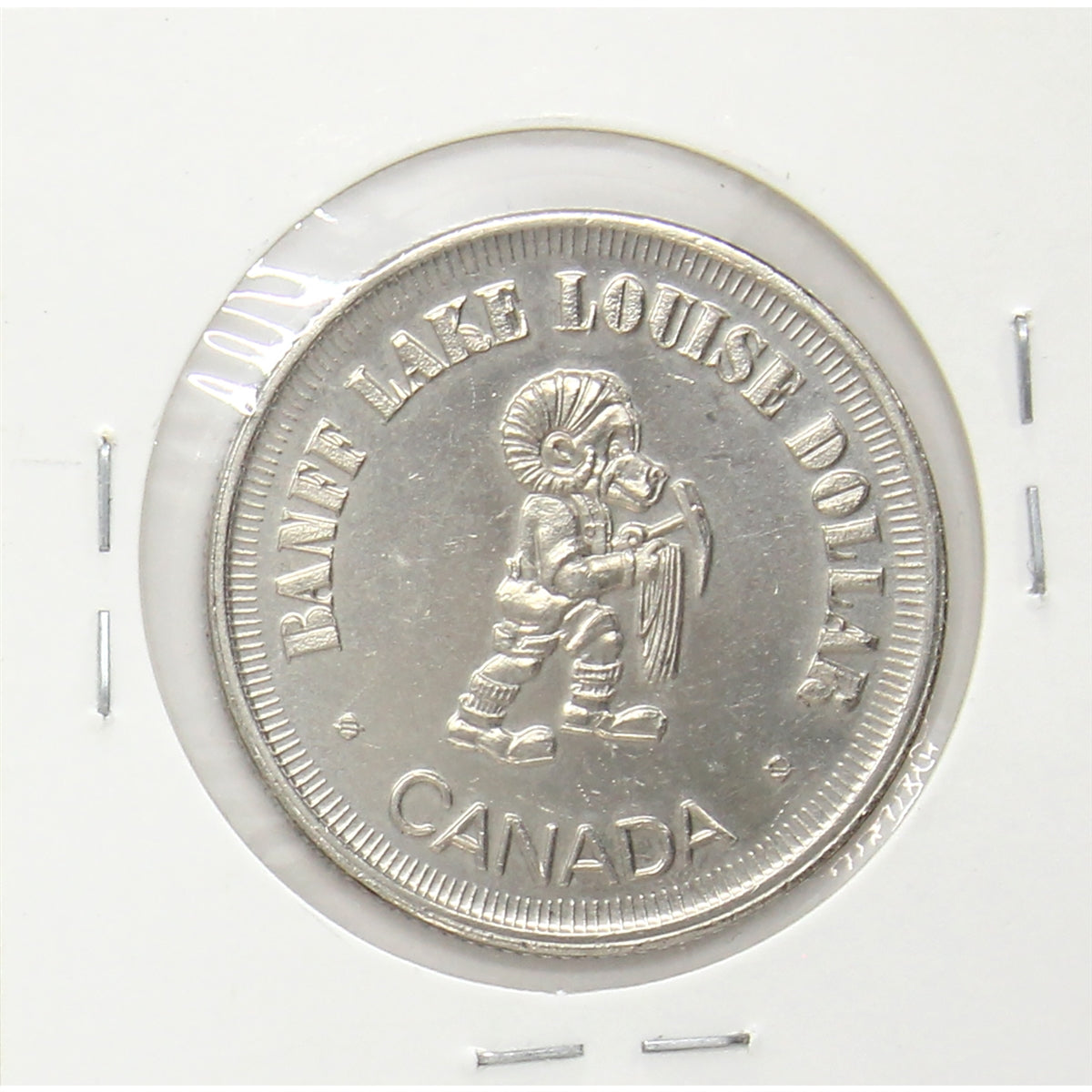 1979 Banff Lake Louise Dollar Trade Token: Moraine Lake