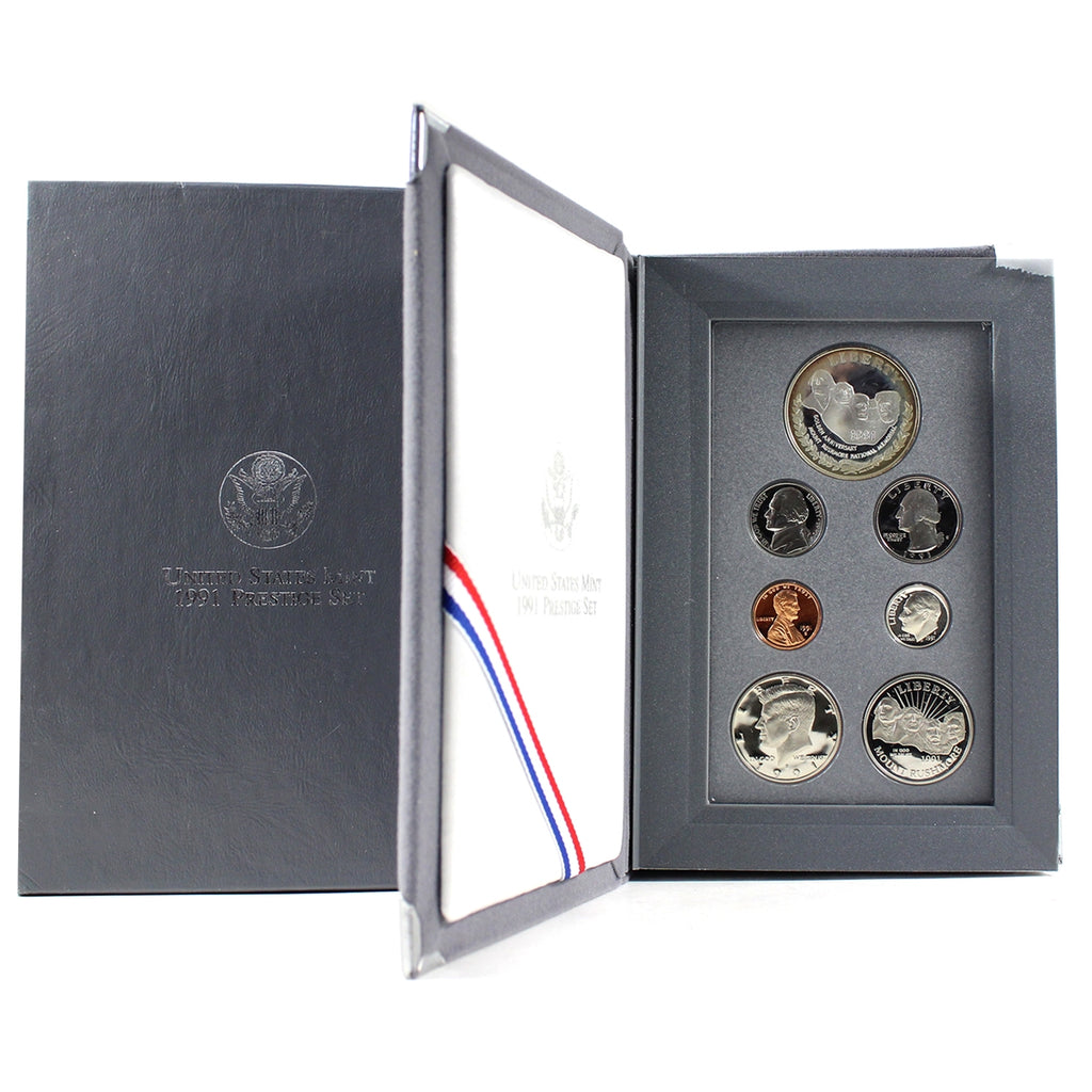 1991 S USA Mount Rushmore Prestige Proof Set (Light issues)