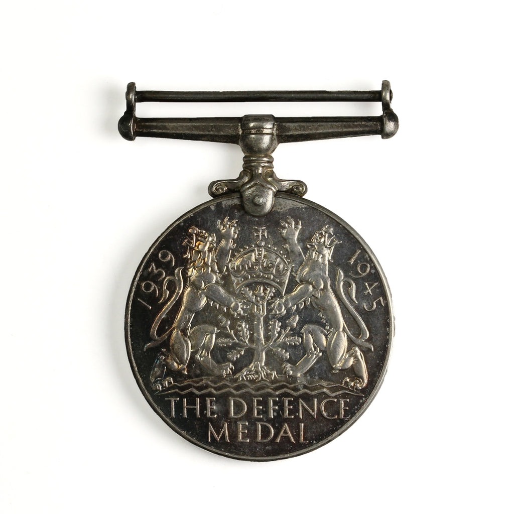 Canada WWII Defence Medal 1939-1945, Silver (Toned)