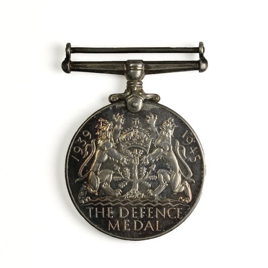 Canada WWII Defence Medal 1939-1945, Silver (Toned)