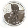 2013 Canada $20 for $20 Wolf .999 Silver (No Tax) Capsule Only