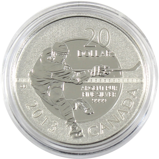 2013 Canada $20 Hockey ($20 for $20 #7) Fine Silver (No Tax) Capsule Only