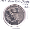 1977 Peace River-Alaska Highway $2 Trade Token