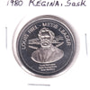 1980 Regina Commemorative Dollar Trade Token: Louis Riel - Metis Leader