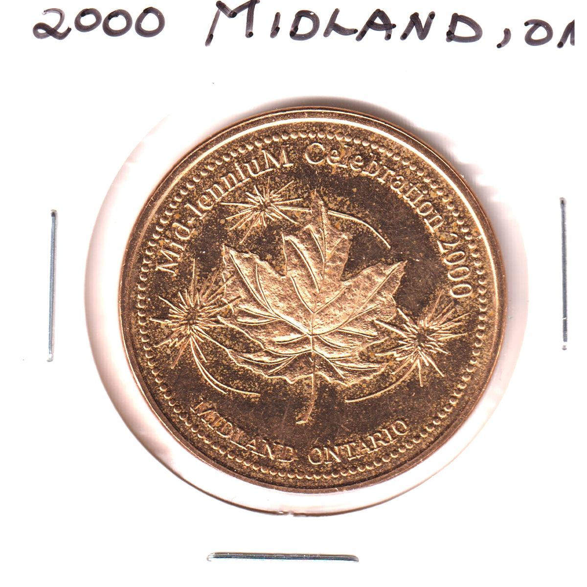 2000 Midland, Ontario, Mid-lenniuM Celebration Medallion
