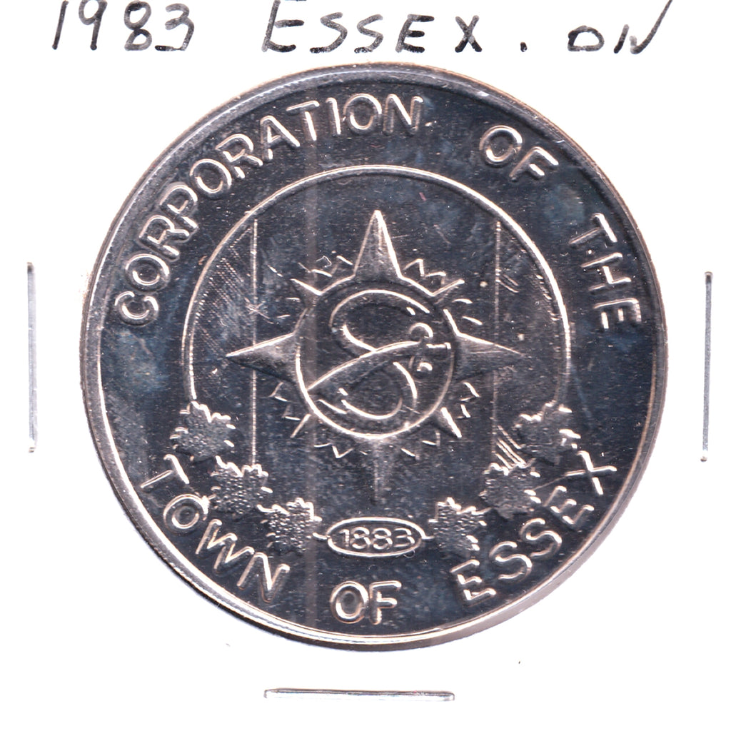 1983 Essex, Ontario, 100 Years of Dignity Trade Dollar Token