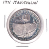 1971 Manitoulin, Ontario, Haweater Dollar Trade Token: Bridal Veil Falls, Kagawong