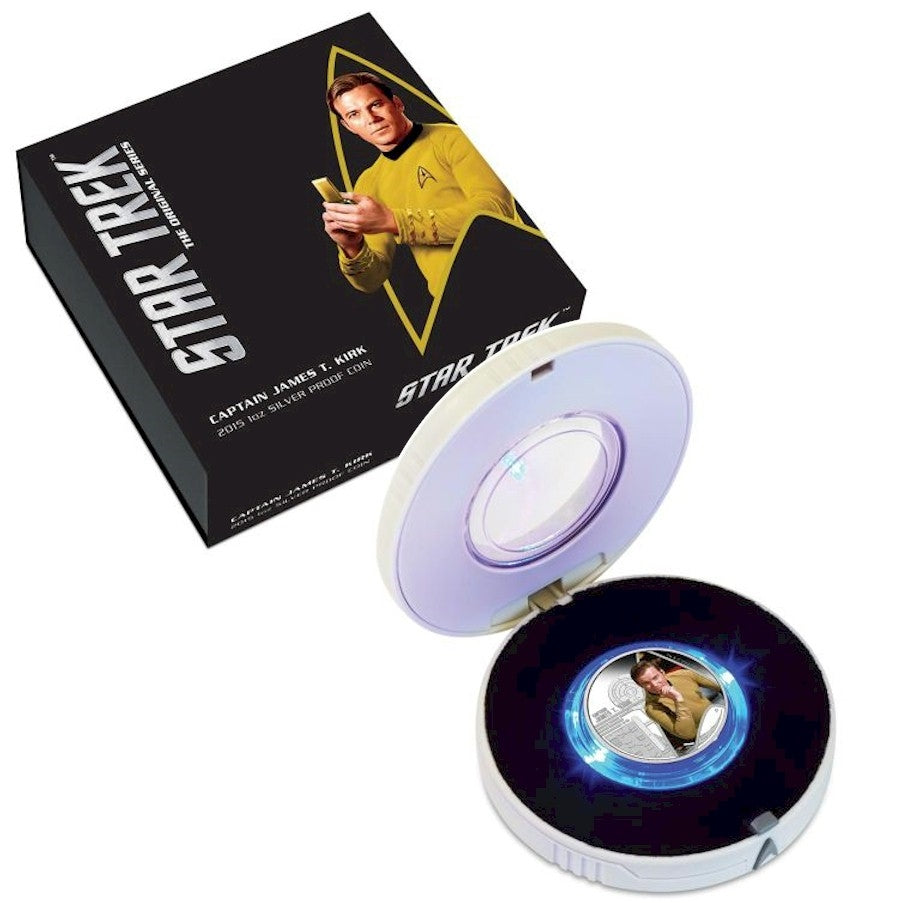 2015 Tuvalu Star Trek - Captain James Kirk Silver Proof (TAX Exempt)
