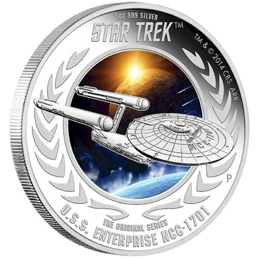 2015 Tuvalu Star Trek - U.S.S. Enterprise NCC-1701(TAX exempt)