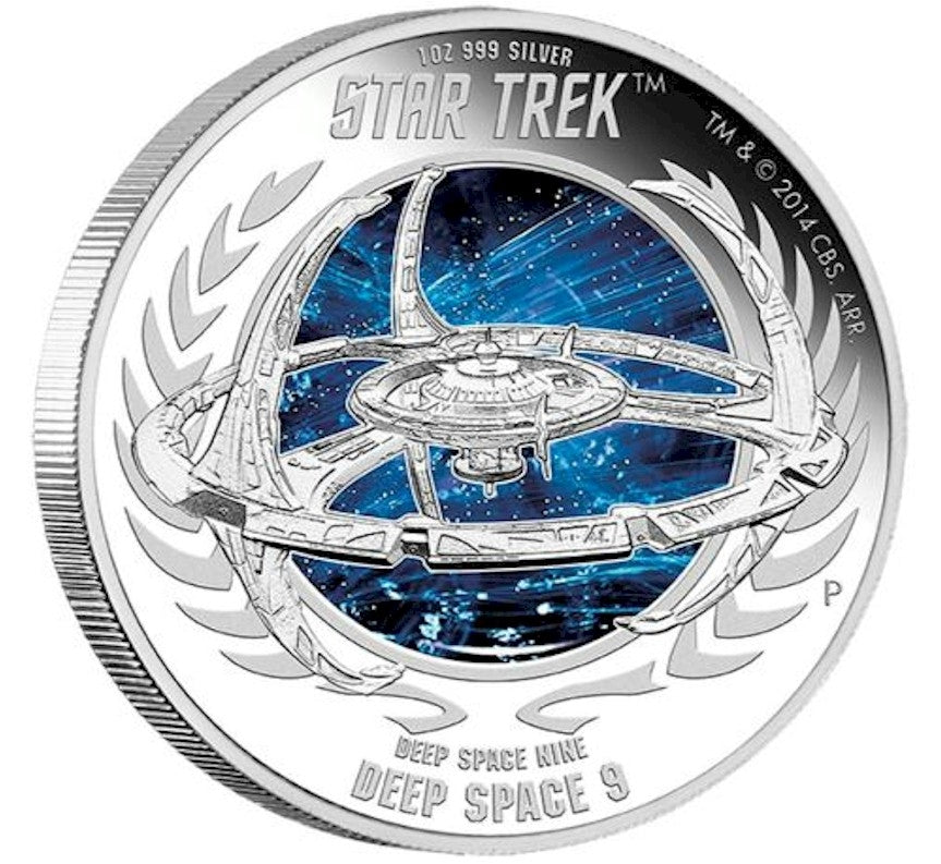 2015 Tuvalu Star Trek: Deep Space 9 Space Station Proof (TAX Exempt)