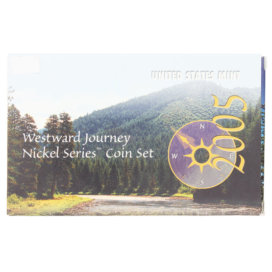 2005 USA Westward Journey Nickel Series Coin Set (Light Wear on Sleeve)