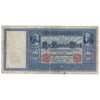 Germany 1910 100 Mark Note Red Seal, Pick #42, F-VF (Impaired)