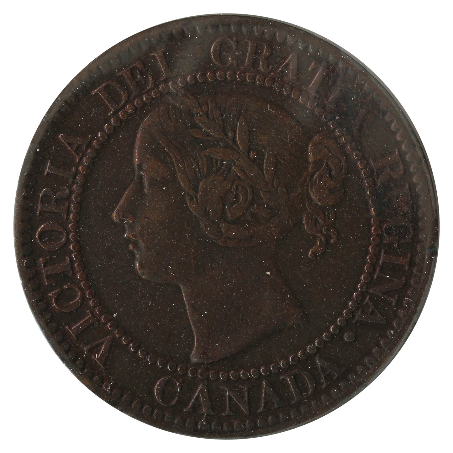1859 N9 Canada 1-cent Very Fine (VF20) Scratched, Cleaned or Impaired