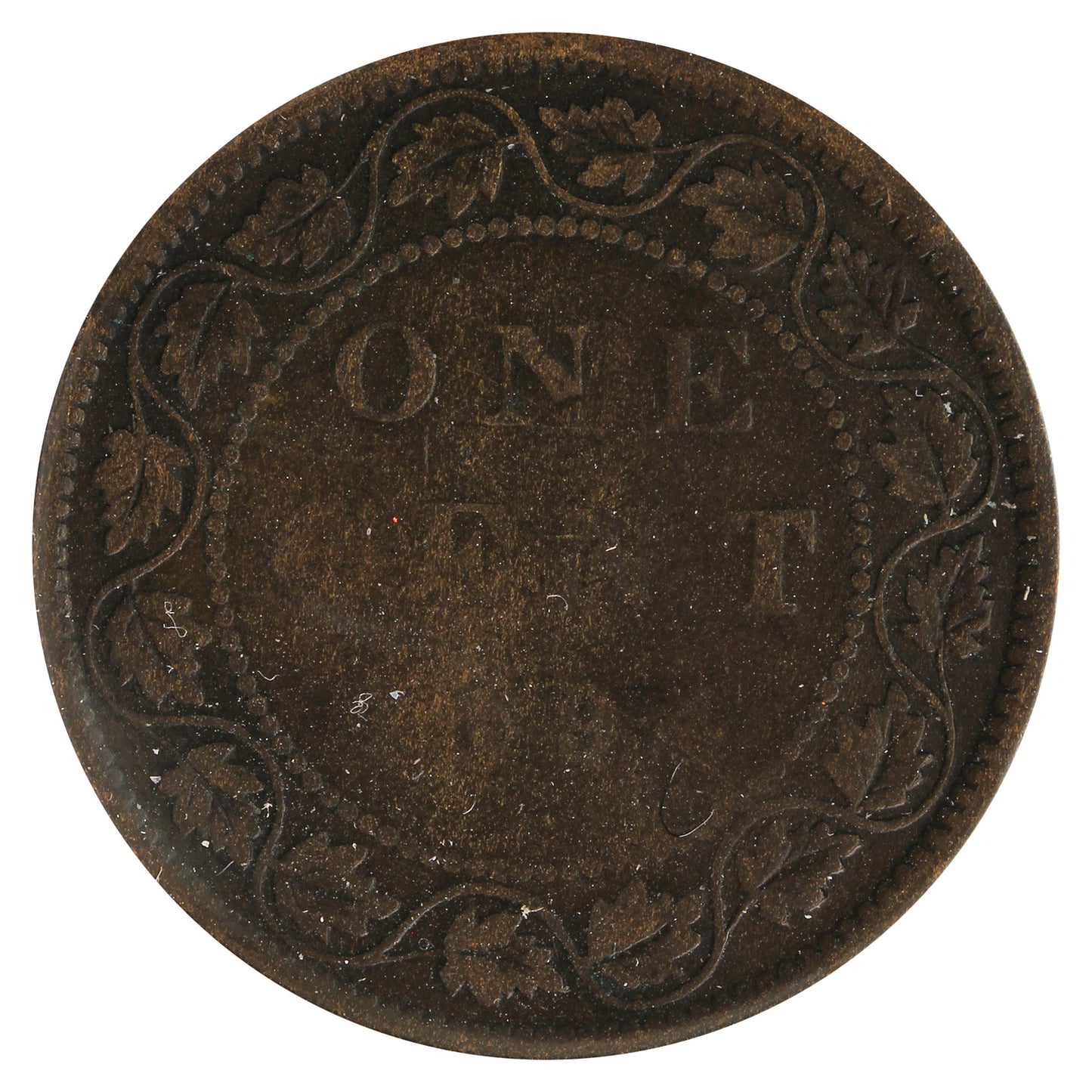 1894 Canada 1-cent VG-F (VG10) Scratched, Cleaned or Impaired
