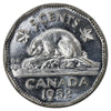 1952 Canada 5-cents AU-UNC (AU55) Scratched, Cleaned or Impaired