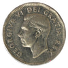 1951 Refinery Moon Half Moon Canada 5-cents Extra Fine (EF40) Scratched, Cleaned or Impaired
