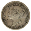 1898 Obv. 6 Canada 10-cents VG-F (VG-10) Scratched, Cleaned or Impaired