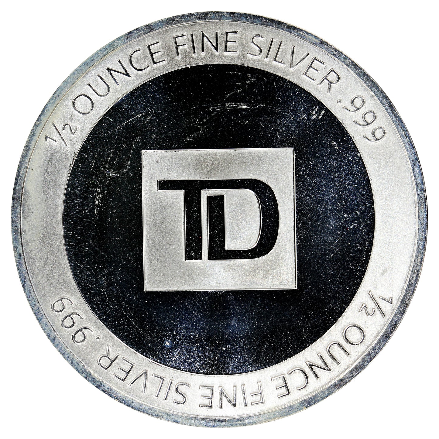 Lot of 5x TD Bank 1/2oz Silver Rounds, 5Pcs (No Tax) Toned/Scratches