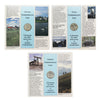 Lot of 6x 1992 Canada Provinces Information Booklet with 25-cents