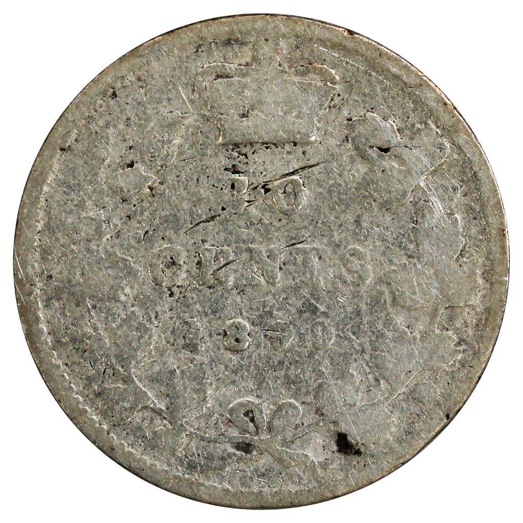 1899 Small 9s Canada 10-cent About Good (AG-3) Scratched, Cleaned or Impaired