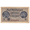 Germany 1940-1945 5 Reichsmark, Pick# R138