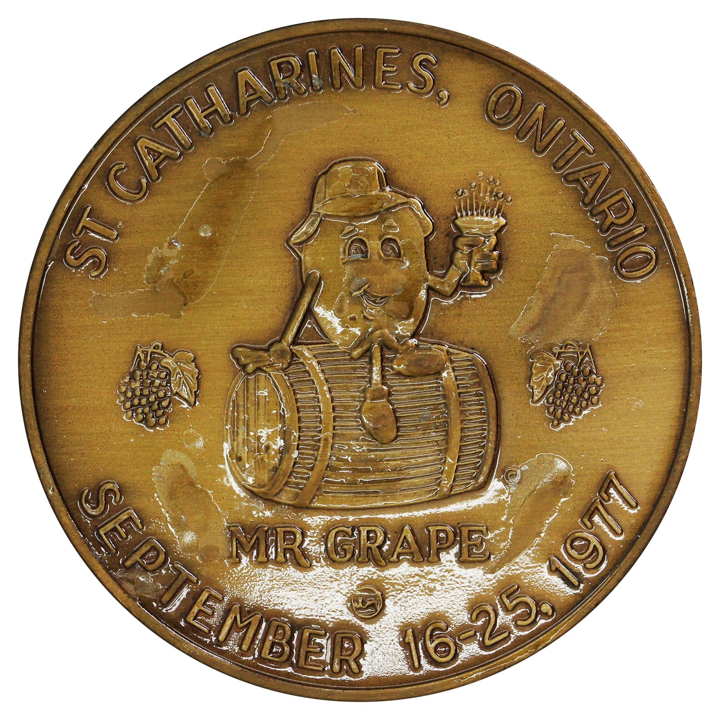 1977 Niagara Grape & Wine Festival Medallion