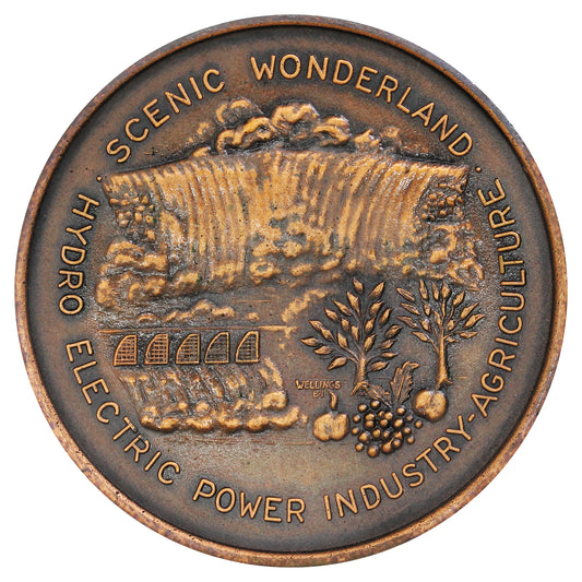 1967 Niagara Falls Canada Centennial Copper Round