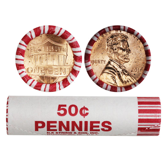 2018 USA Cent Original Roll of 50Pcs.