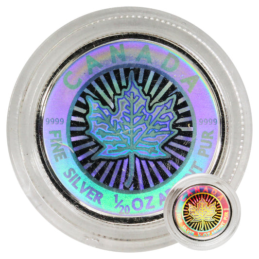 2003 Canada $1 Hologram 1/20oz. 15th Anniversary Silver Maple Leaf (No Tax)