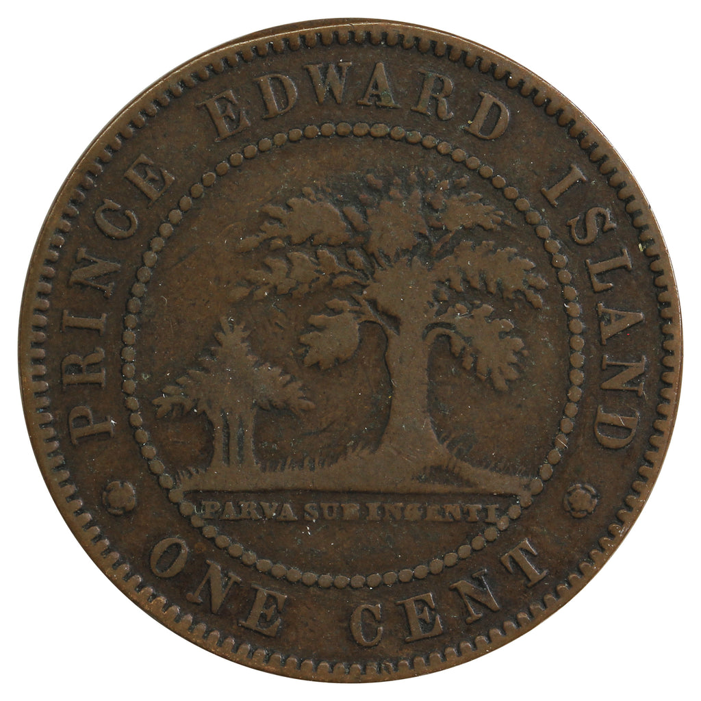 1871 Prince Edward Island 1-cent G-VG (G6) Scratched, Cleaned or Impaired
