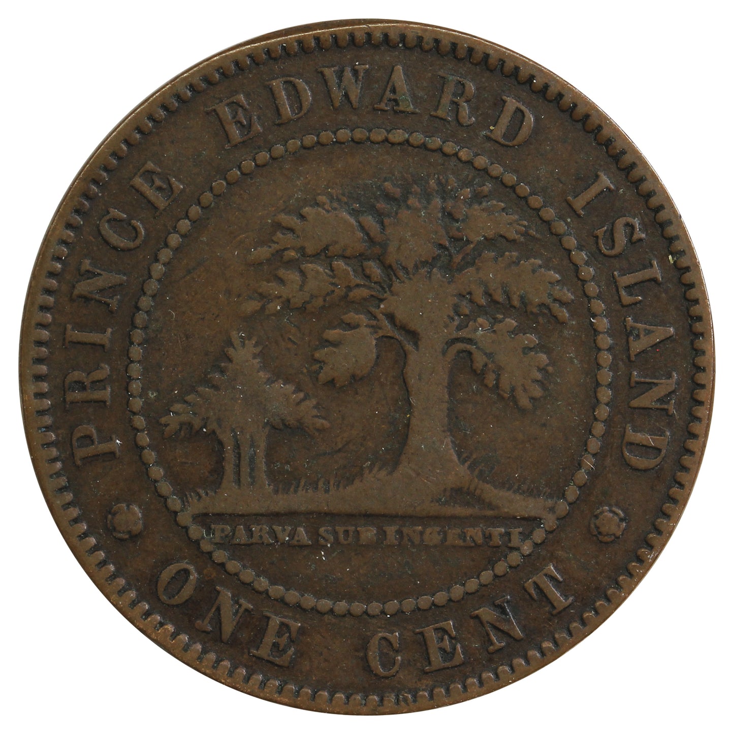 1871 Prince Edward Island 1-cent G-VG (G6) Scratched, Cleaned or Impaired