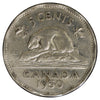 1950 Hearing Aid Variety Canada 5-cents, Cleaned, Scratched or Impaired