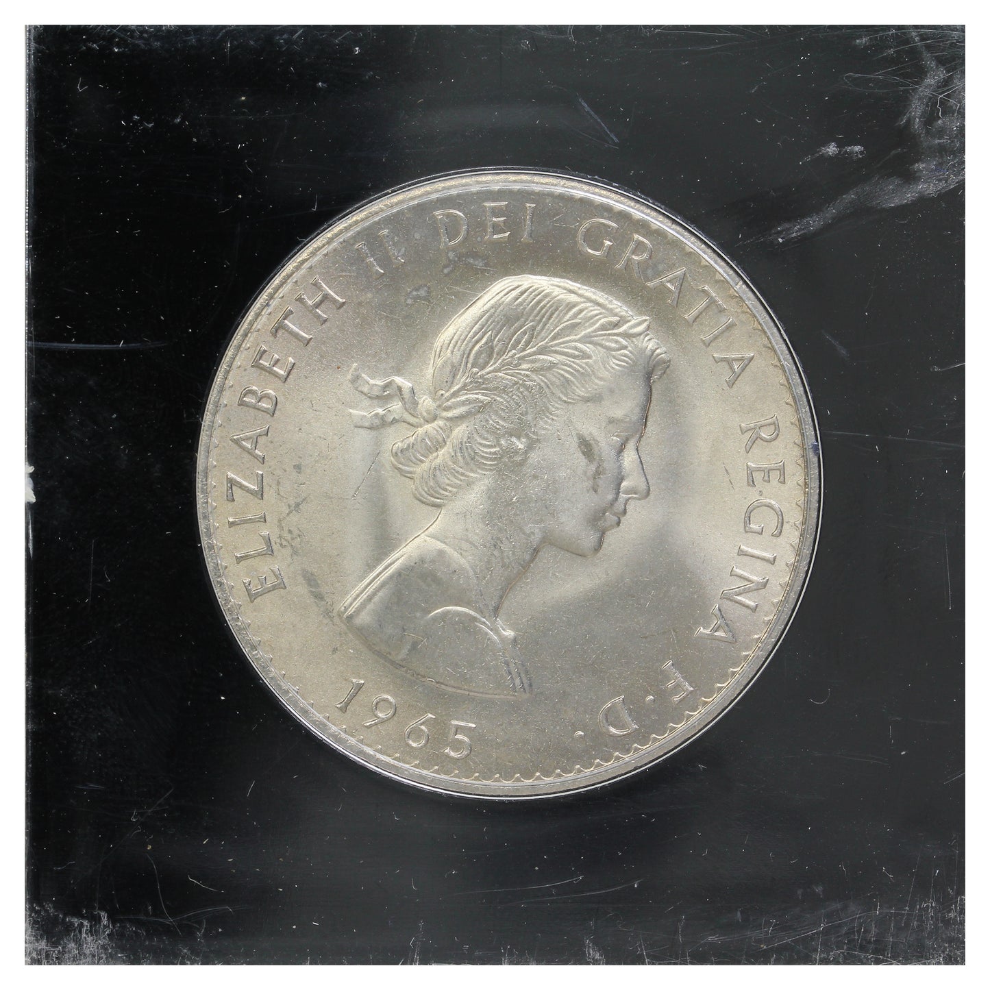 Great Britain Winston Churchill 1874-1965 Crown in Special Vintage Holder