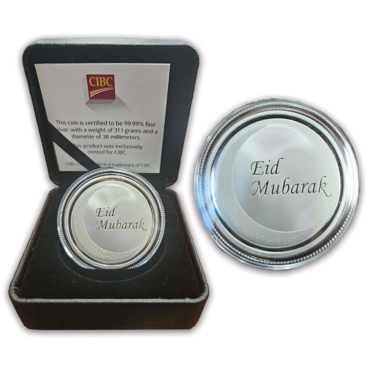 CIBC Eid Mubarak 1oz .9999 Silver Round (No Tax)