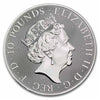 2022 GB £10 Queen's Beasts: Greyhound 10oz Silver (No Tax) Capsule Scr/Scuff