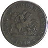 PC-5A 1850 Province of Canada, Bank of Upper Canada Half Penny Token VG-F (VG10)