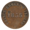 PE-7B2 1855 PEI Self Government & Free Trade Bank Token F-VF (F15)