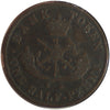 PC-5B1 1852 Province of Canada, Bank of Upper Canada Half Penny Token VG-F (VG10)