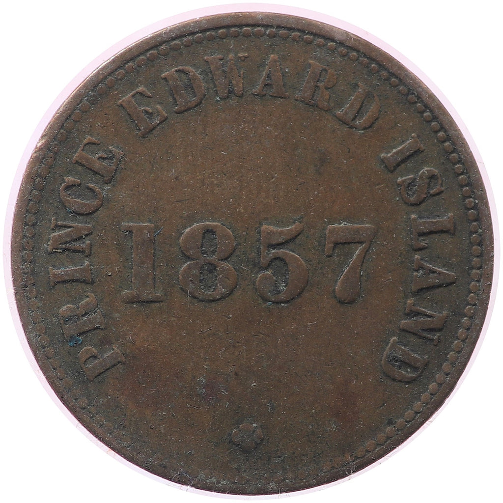 PE-7C1 1857 PEI Self Government & Free Trade Token VG-F (VG10)