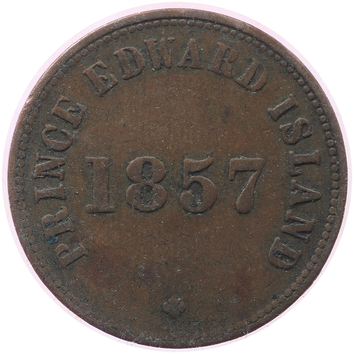 PE-7C1 1857 PEI Self Government & Free Trade Token VG-F (VG10)