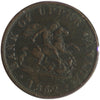 PC-5B2 1852 Province of Canada Half Penny Bank Token F-VF ( F15)