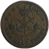 PC-5B2 1852 Province of Canada Half Penny Token VF-EF (VF30)