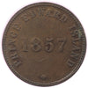 PE-7C3 1857 PEI Self Government & Free Trade Token Very Good (VG8)